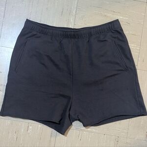 American Eagle Outfitters Black Athletic Shorts Moisture-Wicking Stretch Large